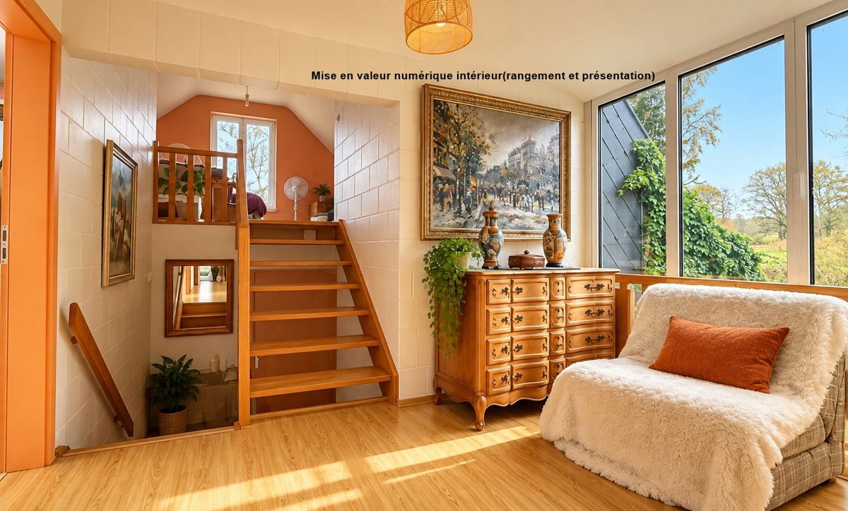 Une pièce supplémentaire — présentation mise en valeur — Mise en valeur numérique intérieur (rangement et présentation)
