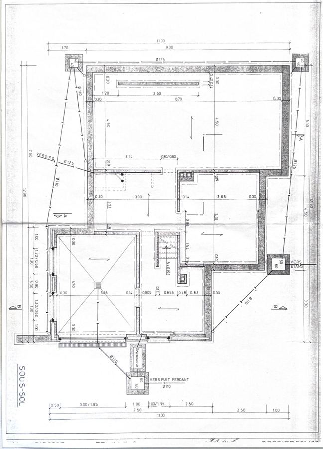 Plan du sous-sol